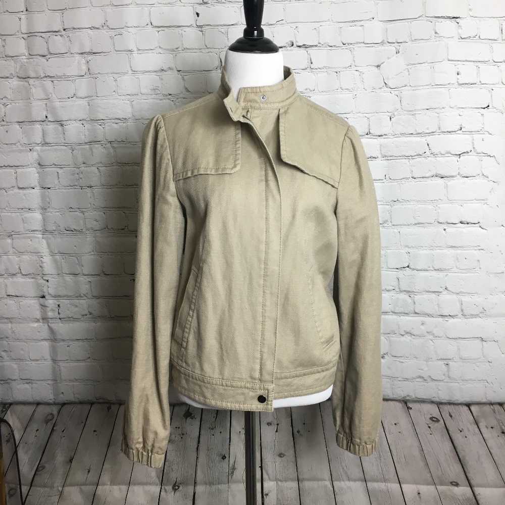 Gap Linen Moto Jacket